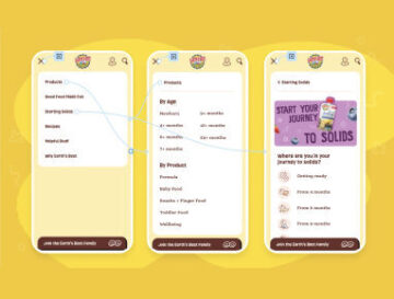 Web design menu thumb