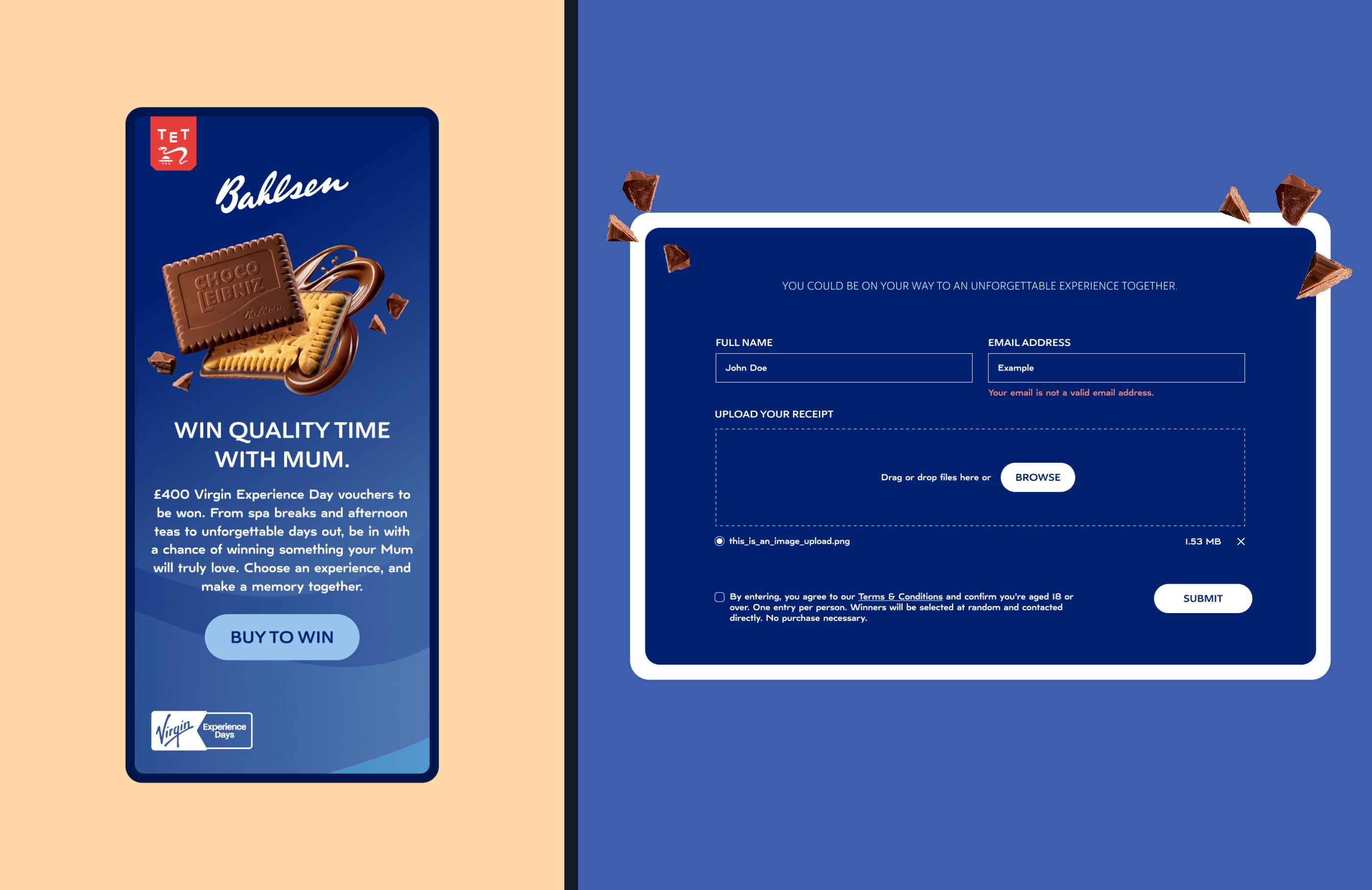 Bahlsen Social Links Component