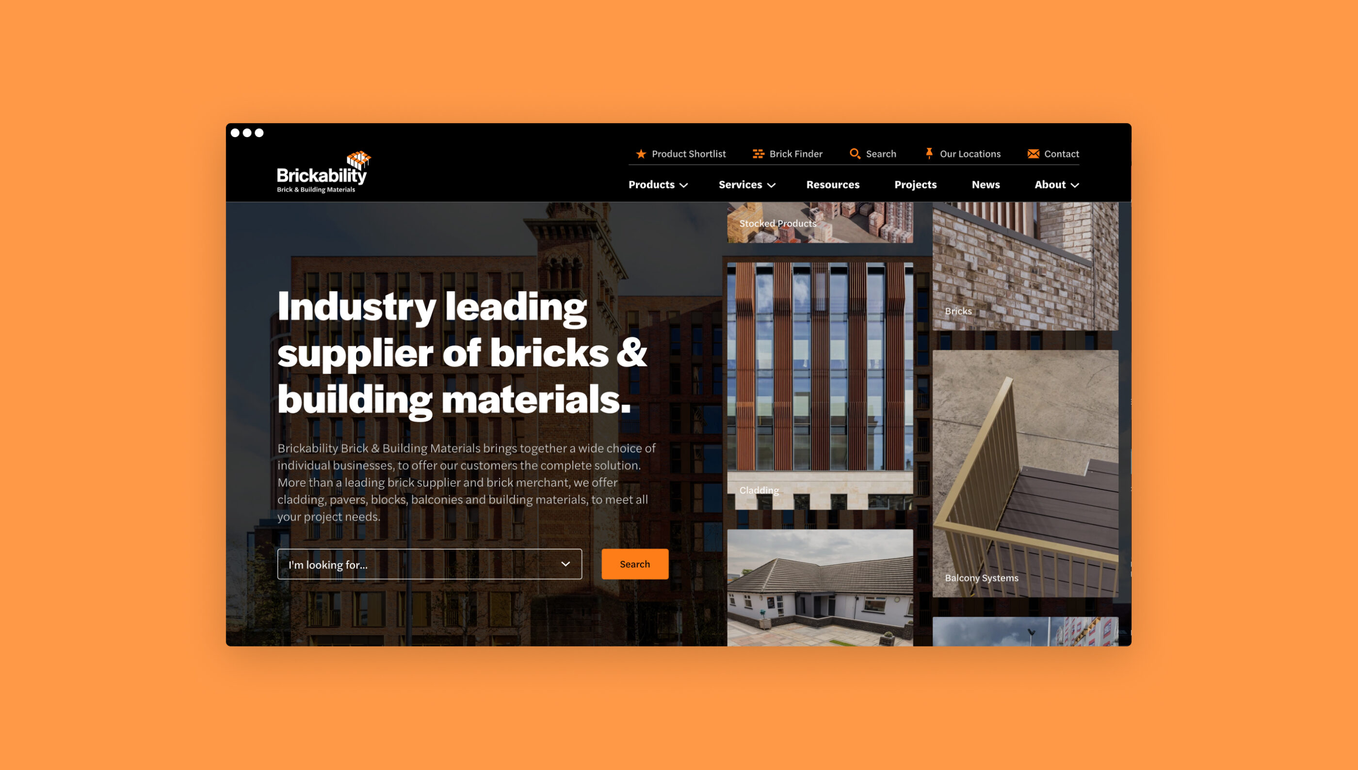 Brickability Homepage After Update