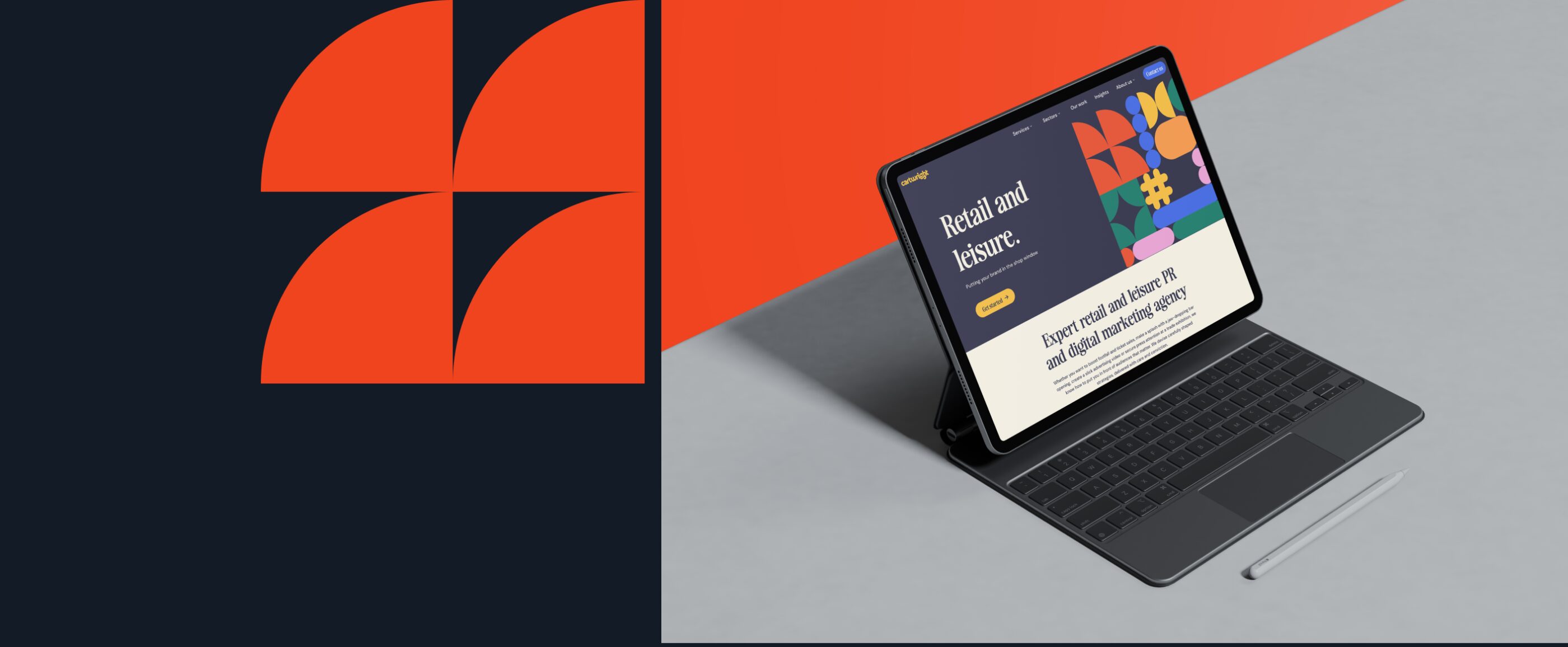 Cartwright Tablet Mockup with Brand Shape Updated