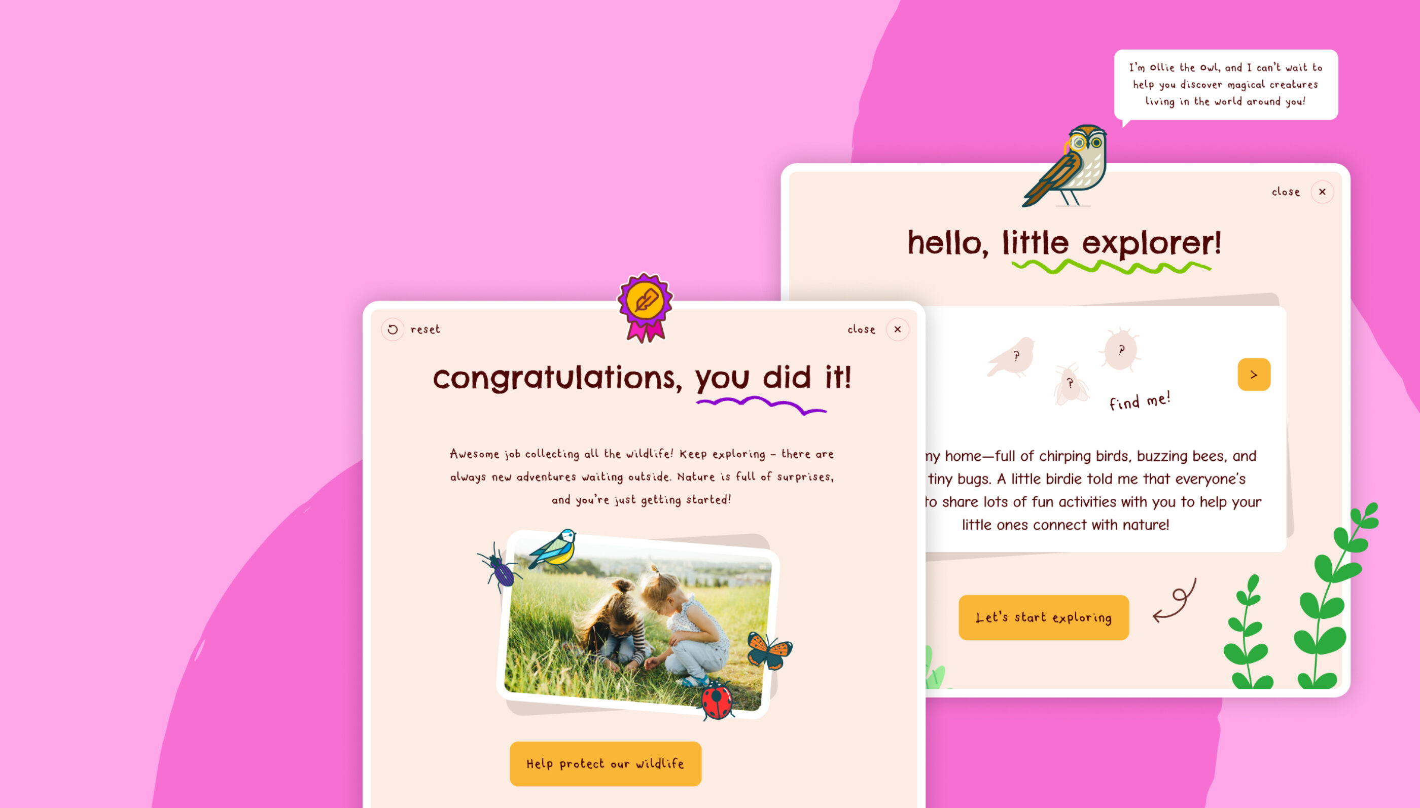 Ellas RSPB congratulations message 2