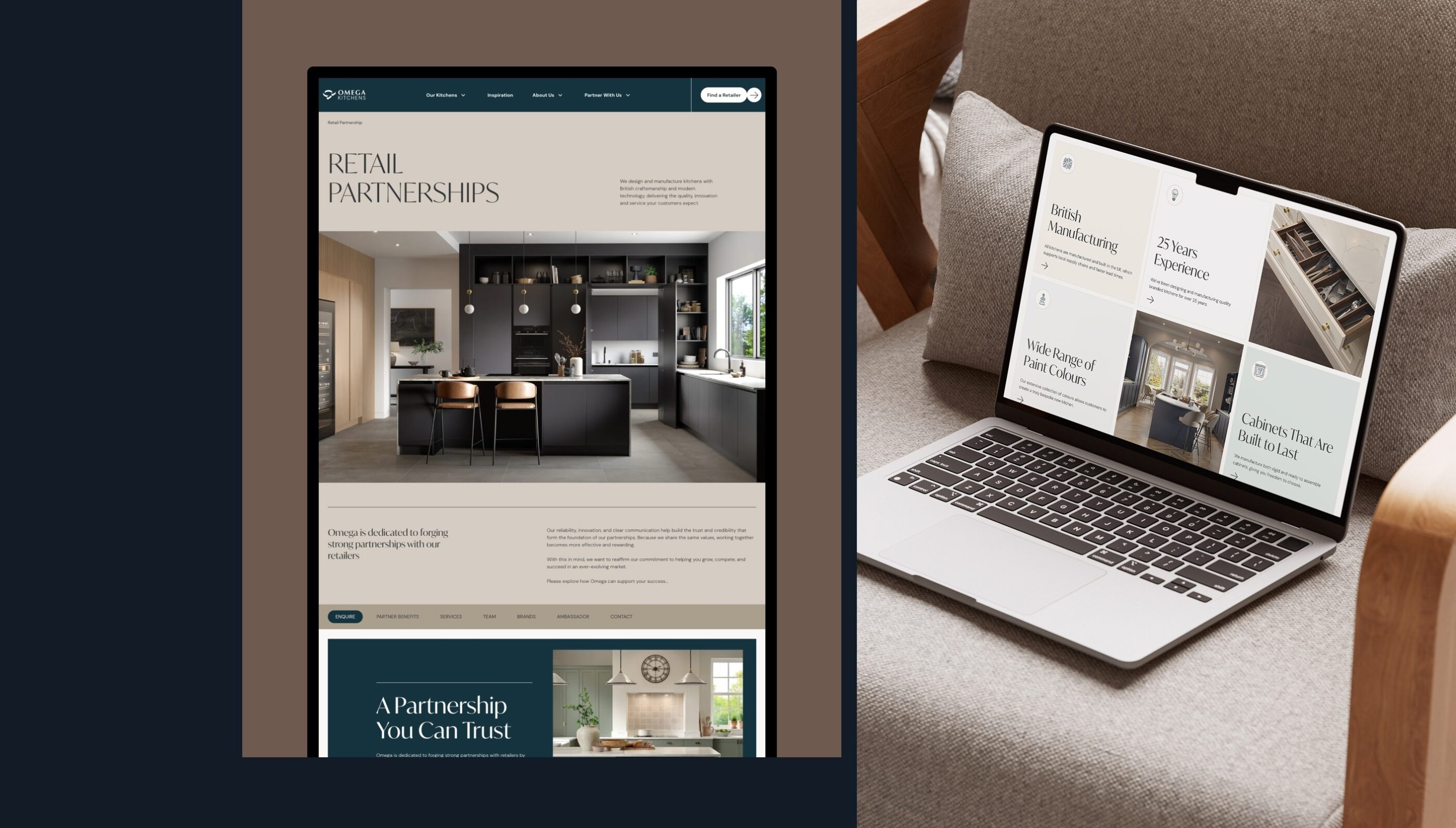 Omega Kitchens Retail Partners Page